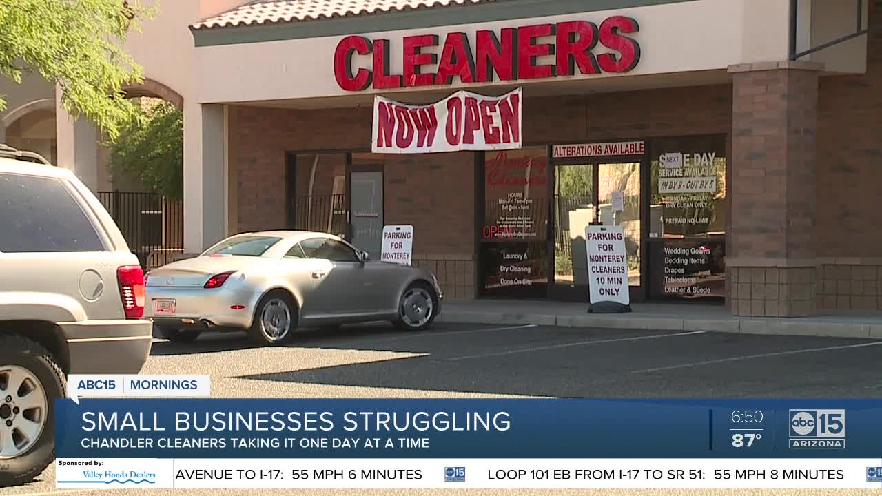 Chandler cleaners struggling to stay afloat amid pandemic