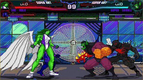 Mugen: She Hulk/Archangel vs Super Skrull/Agent Venom