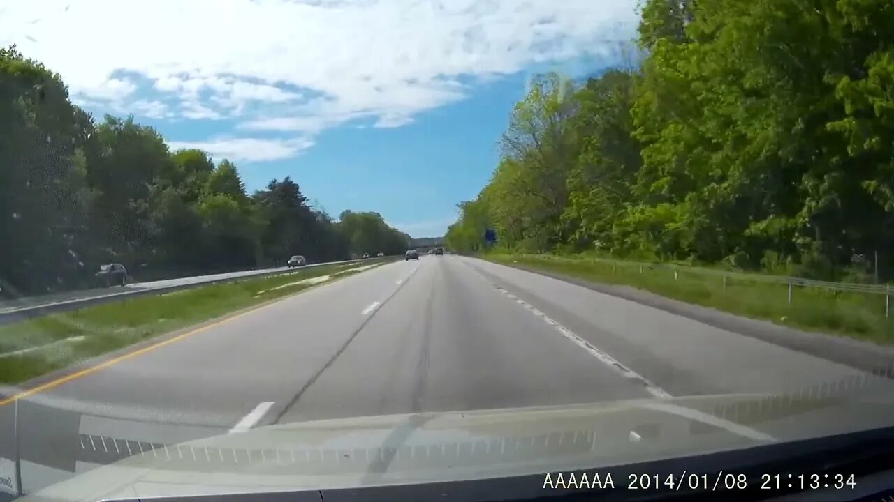 Two Patriotic Hasidic Men with USA Flag Waving on Route 17 in New York