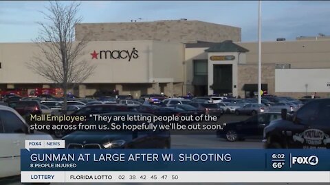 Gunman at large after Wisconsin shooting