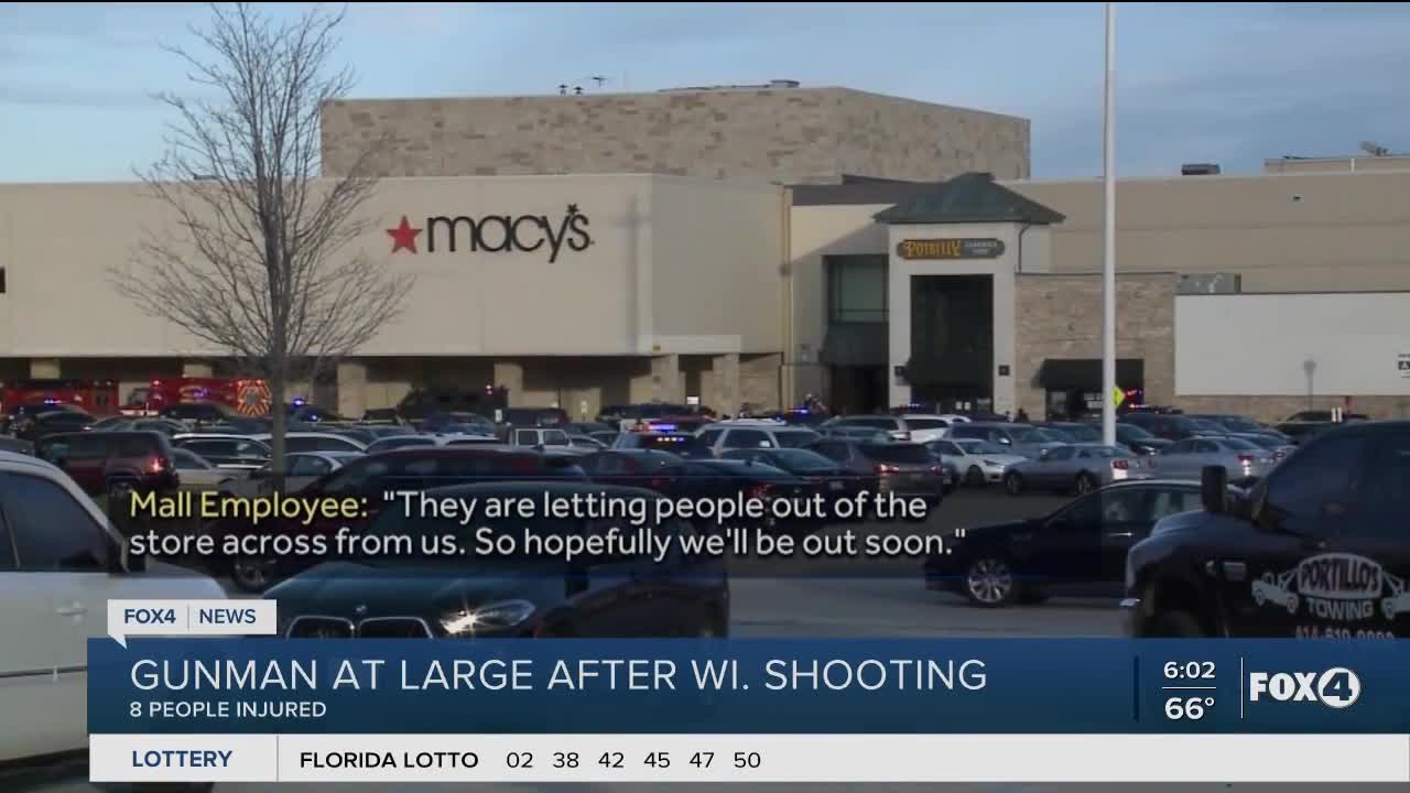 Gunman at large after Wisconsin shooting