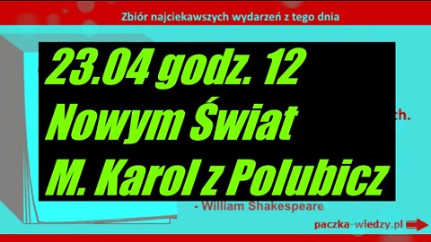 Sobota 23 Kwietnia