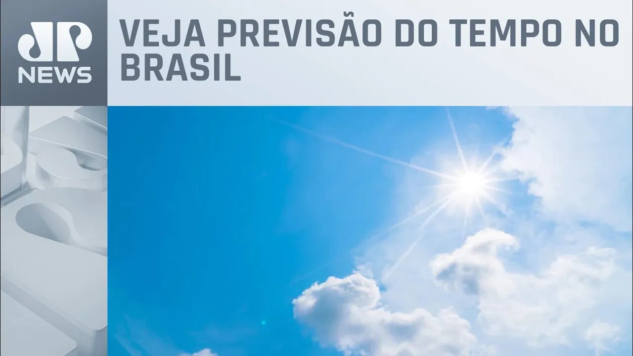 Calor e temporais de verão pelo país nesta quinta-feira (02)