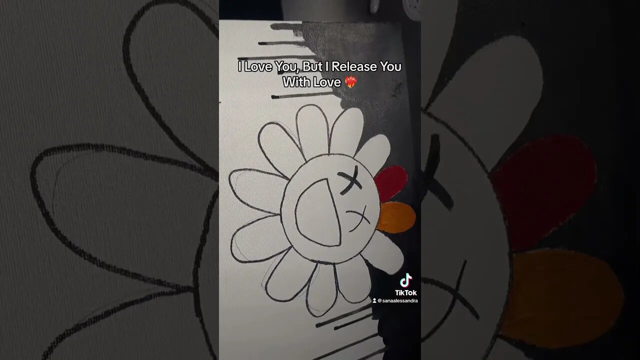 #minivlog #painting #sanaalessandraa #custompainting #painter #paintingtutorial #tiktok #sunflower