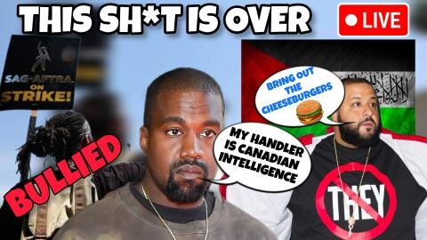 DJ Khaled NOT standing With Palestine| KANYE EXPOSES Hollywood HANDLER|SAG-AFRTA BULLIED By Studios