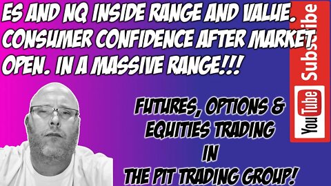 Massive Range - ES NQ Futures Premarket Trade Plan - The Pit Futures Trading