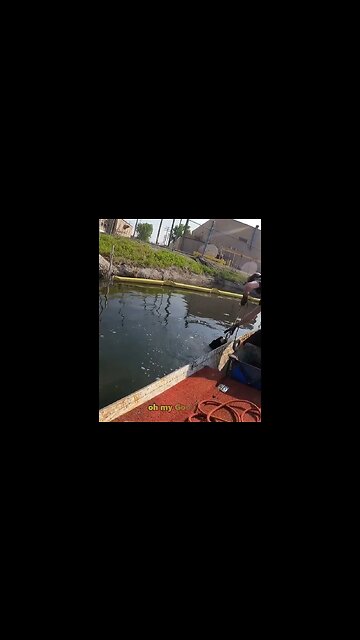 INSANE Magnet Fishing Catch! - Is That a Chunk of Corn Silo?! #magnetfishing #shorts