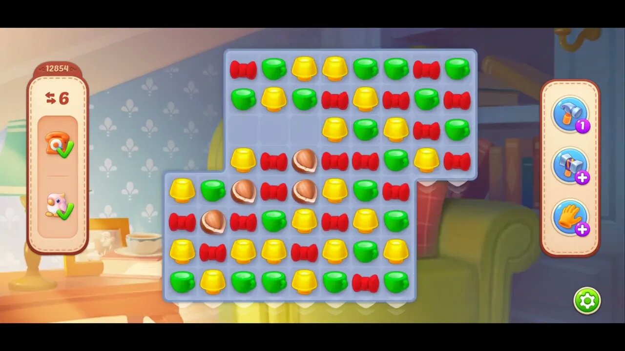 Playrix Homescapes Gameplay Walkthrough Level 12854