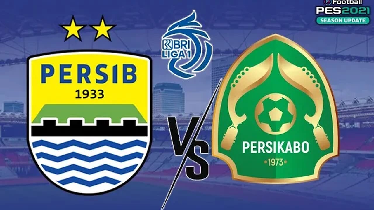 BRI LIGA 1 - PERSIB BANDUNG vs PERSIKABO 1973 - PES 2021 GAMEPLAY