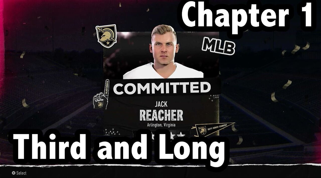 Jack Reacher: Third and Long Chapter 1: The Freshmen