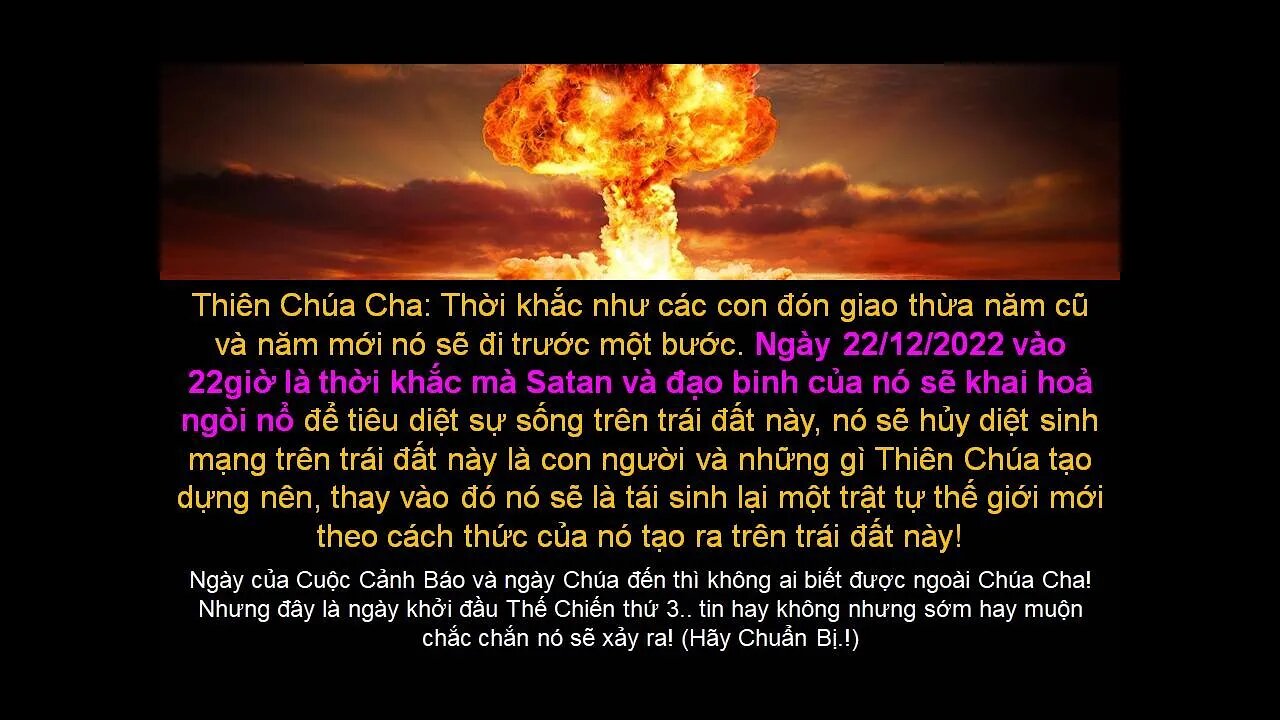 MẠC KHẢI CỦA CHÚA CHA: THỜI GIAN ĐÃ HẾT, NỀN KINH TẾ TOÀN CẦU SỤP ĐỔ, Khai Hoả Thế Chiến Thứ 3..