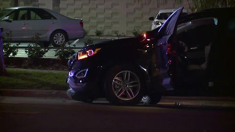 Man grateful to be alive after 4 teens in stolen vehicle plowed into him