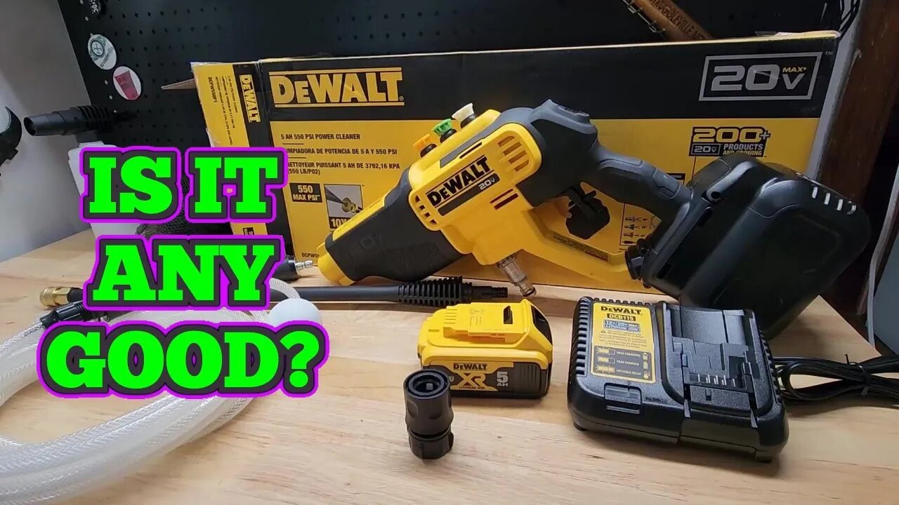 Is This DeWALT 20V Cordless Power Cleaner A Must Have?