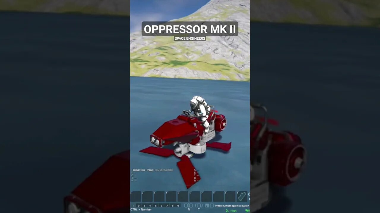 El Oppressor MK II ya existe y estará disponible pronto para usarlo en Space Engineers