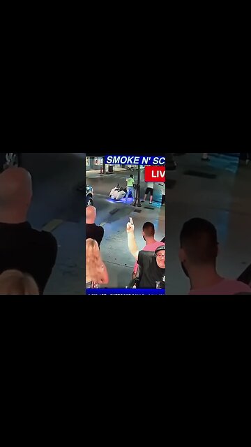 Guy Drops Custom Harley On The Street #smokenscan #comedy #funny #accident