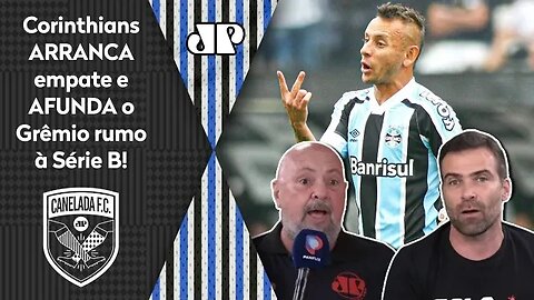 "JÁ ERA! O Grêmio CAIU! E o Rafinha ficou..." Veja DEBATE após 1 a 1 com o Corinthians!