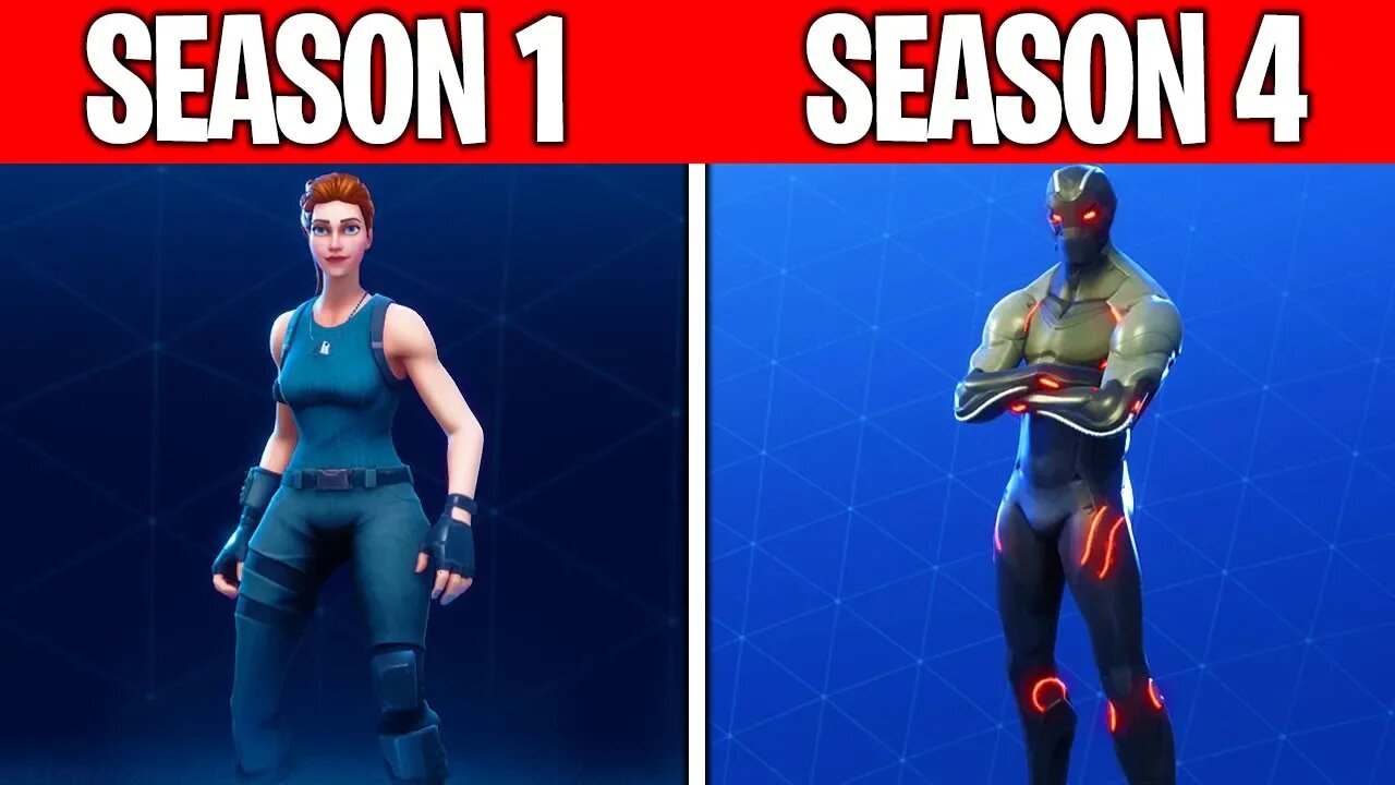 Evolution of The Fortnite Battle Pass (Season 1 - Season 4)