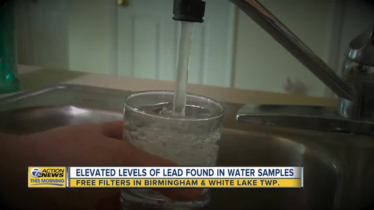 Elevated levels of lead found Oakland County water samples