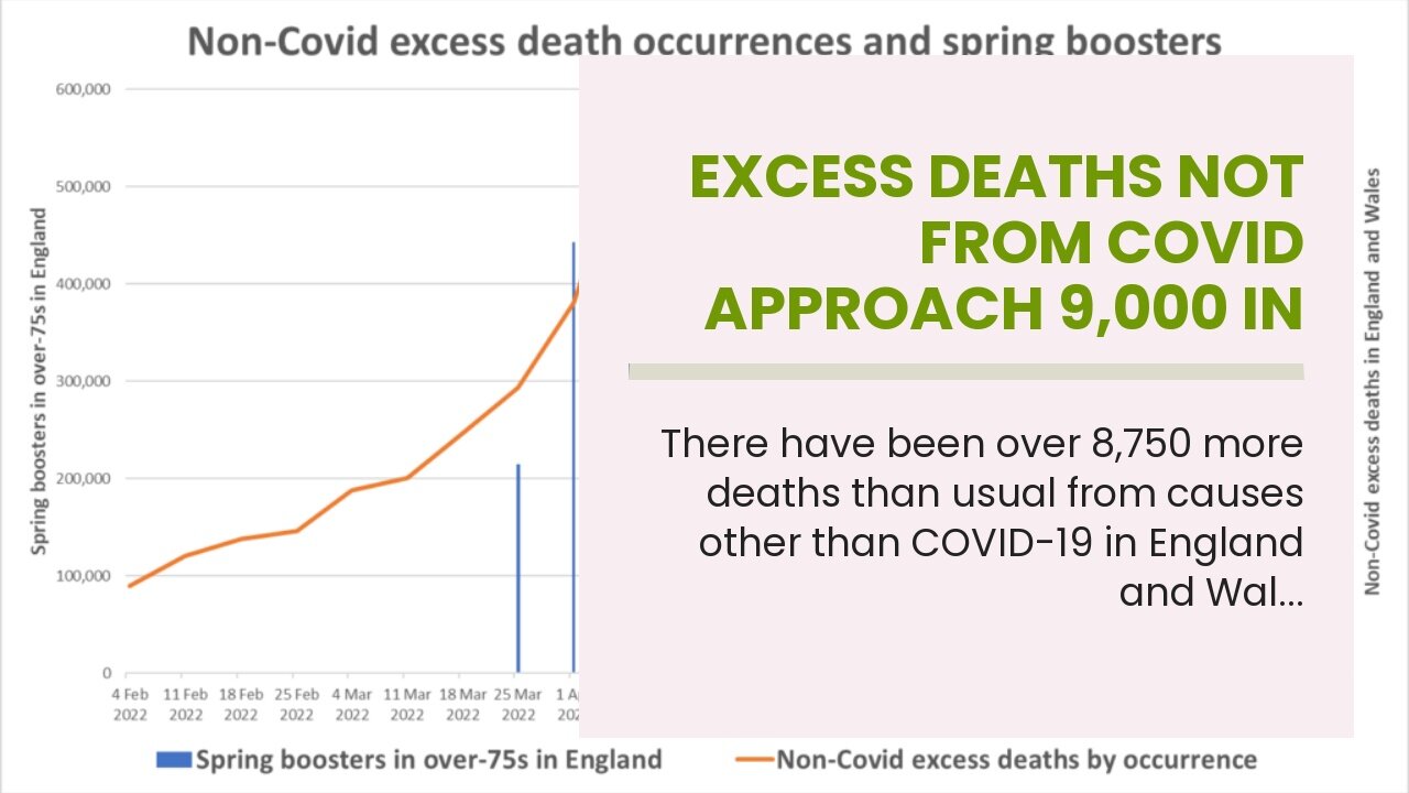 Excess Deaths Not From Covid Approach 9,000 in Last 10 Weeks