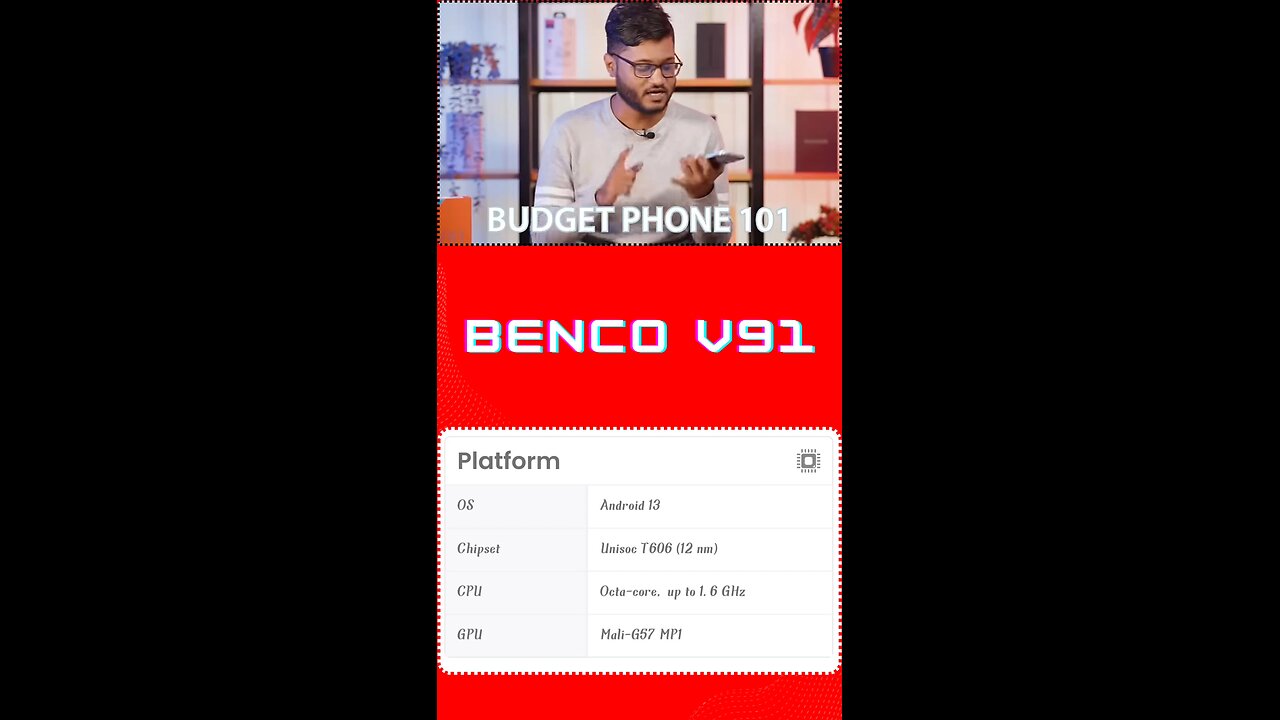 Budget Smartphone Benco V91 | Under 10k budget Smartphone | Benco v91 Smartphone