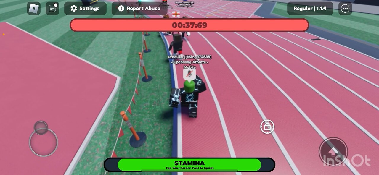 Roblox track and field infinite 800m dash 1st place 1:41.54