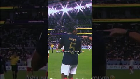 Did you observe this when France played against POLLAND? #france #shorts