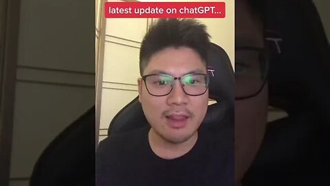 Latest update on chatGPT ...