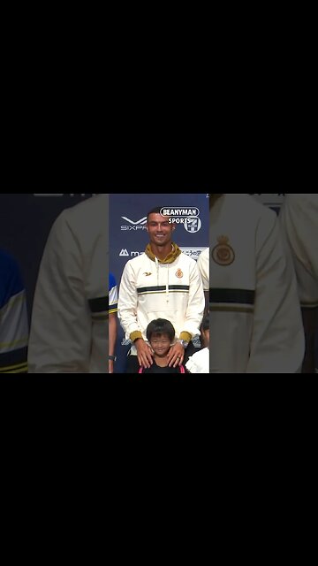 Cristiano Ronaldo makes little Japanese kid's day! 🤗