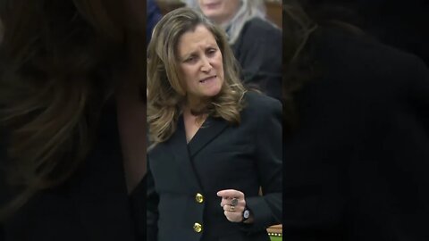 Freeland Speaks Slowly So She Can Lie #shorts