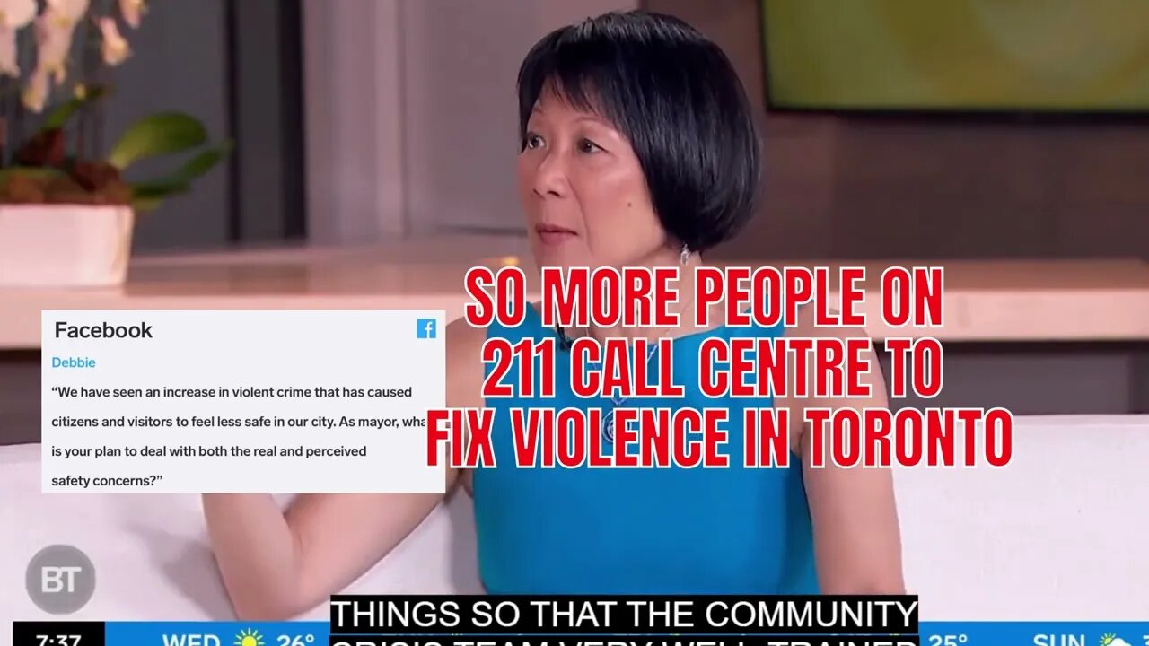 Increase in violence in Toronto. What are you going to do Ms Chow #toronto #toronto