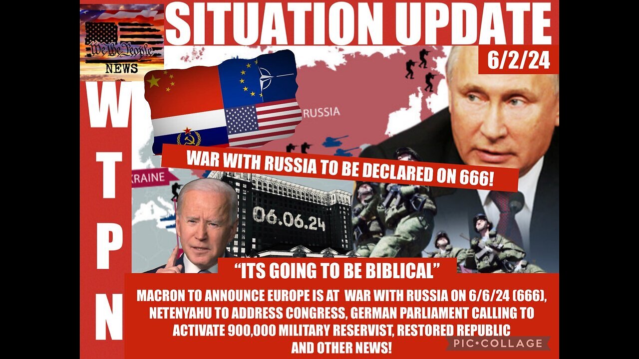 Situation Update 6/2/2024 - It's Going To Be Biblical. Pascal Najadi