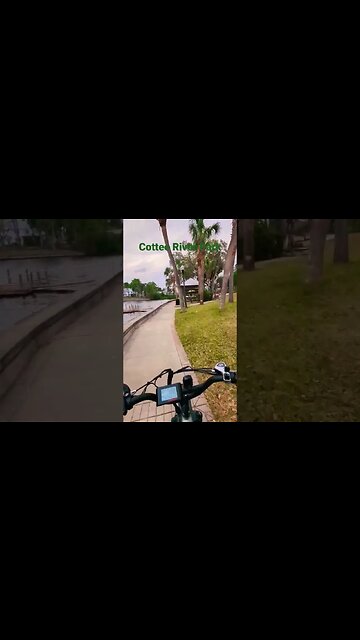 Take a ride through Cottee River Park in New Port Richey #florida on my #radpowerbikes #citytour