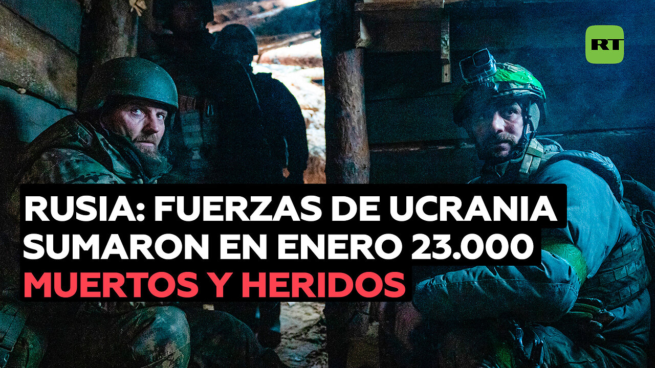 Ministro ruso de Defensa: las fuerzas de Ucrania sumaron en enero 23.000 muertos y heridos