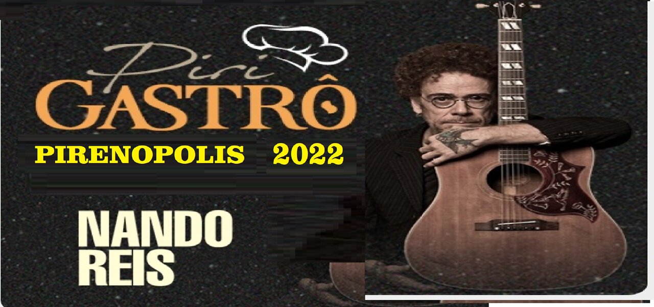 NANDO REIS SHOW PIRENOPOLIS 2022