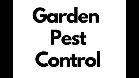 Garden Pest Control