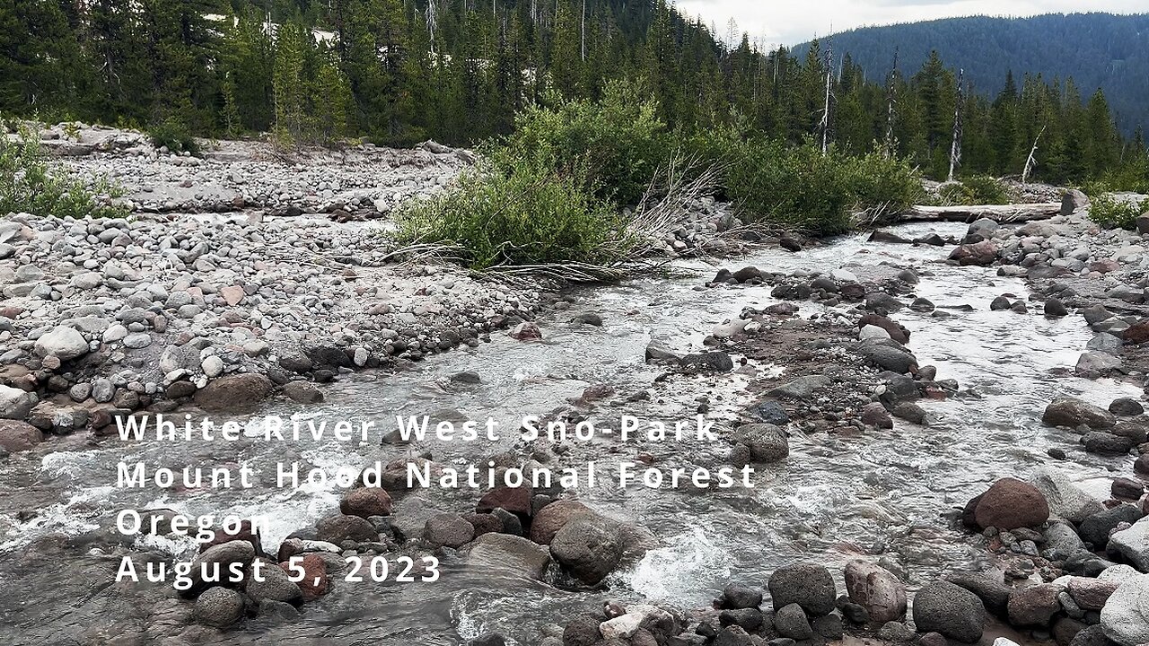 The ROCKY RIVER WONDERLAND of White River @ Mount Hood! | 4K Oregon White River West Sno-Park Summer