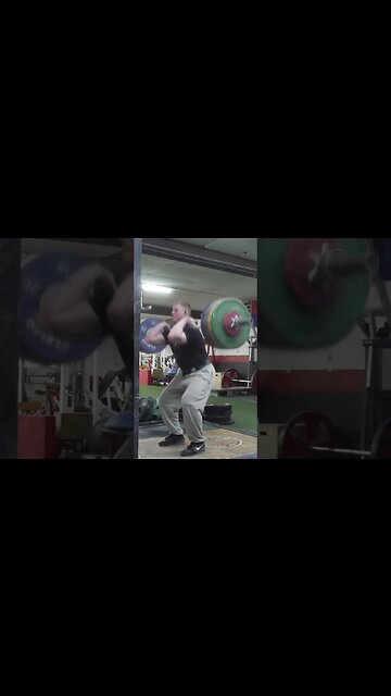 170 kg / 375 lb - Front Squat