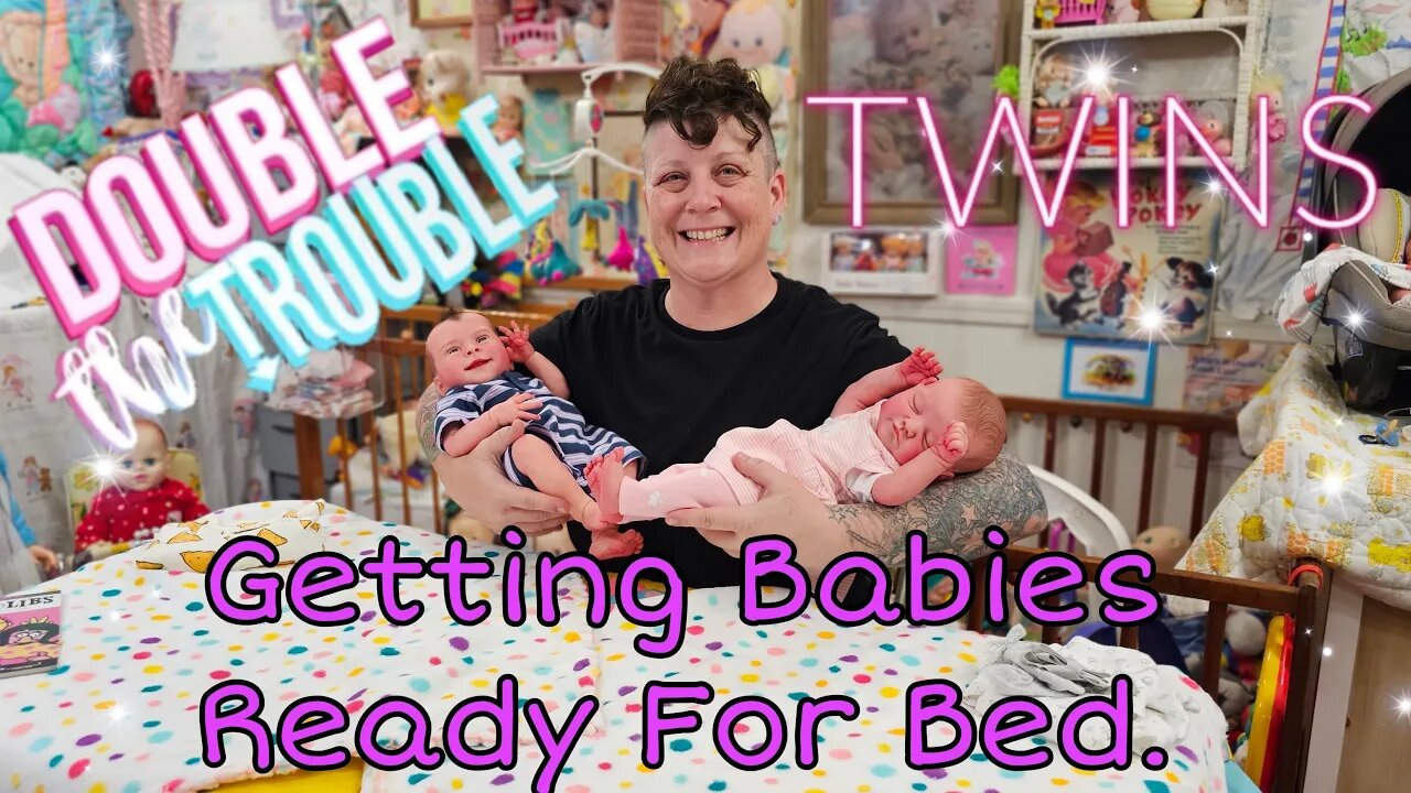 Night Routine For Twin Fake Reborn Baby Dolls| Let's Play MadLibs| nlovewithreborns2011