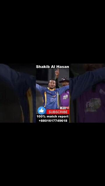 Shakib Al Hasan bowls the best ever bowling spell 6 / 6 in CPL history #cpl #shorts #youtubeshorts