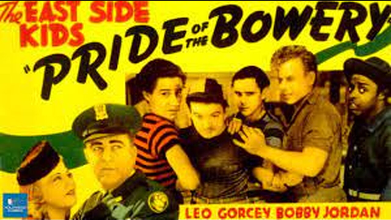 PRIDE OF THE BOWERY (1940)--colorized