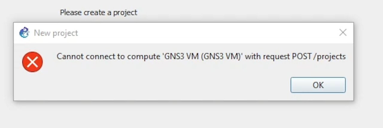 GNS3 VMware cannot connect to compute issue