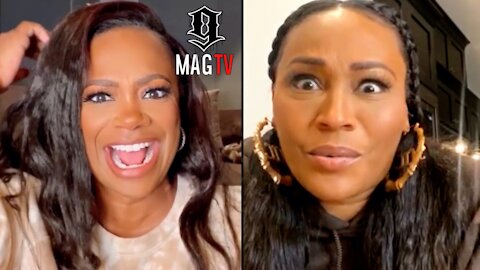 Kandi Burruss Talks To Cynthia Bailey About Tiny Harris Always Showing Up Late! ⏰
