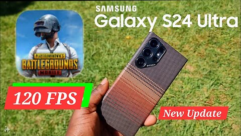 How Turn on 120 FPS on Samsung Galaxy S24 Ultra! New Pugb mobile Update 🎮📱