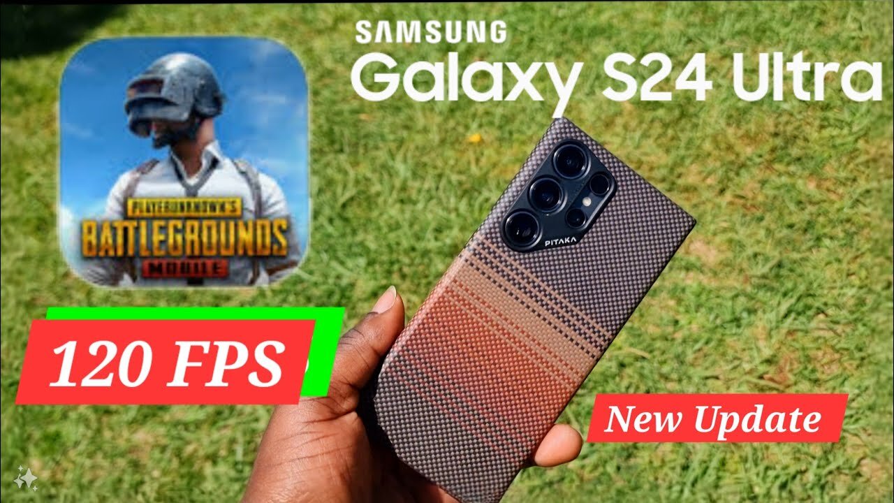 How Turn on 120 FPS on Samsung Galaxy S24 Ultra! New Pugb mobile Update 🎮📱