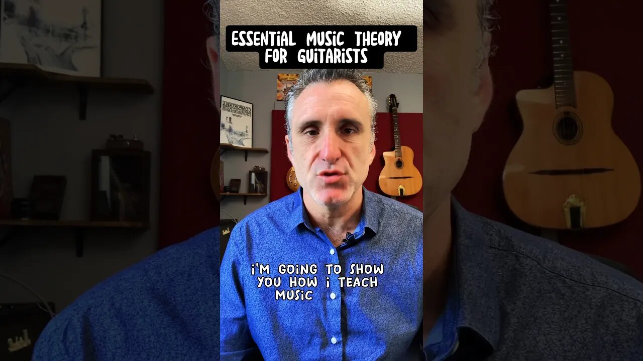 Essential music theory for guitarists (section from my guitar instruction book) #shorts