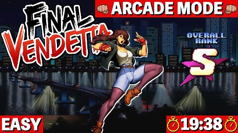 Final Vendetta | Arcade - Easy [Time: 19:38] S RANK - Claire (Nintendo Switch) 🕹️ [Speedrun]