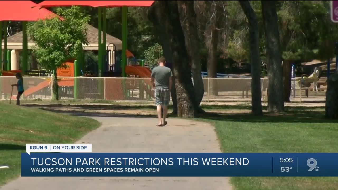 City park use restricted this weekend