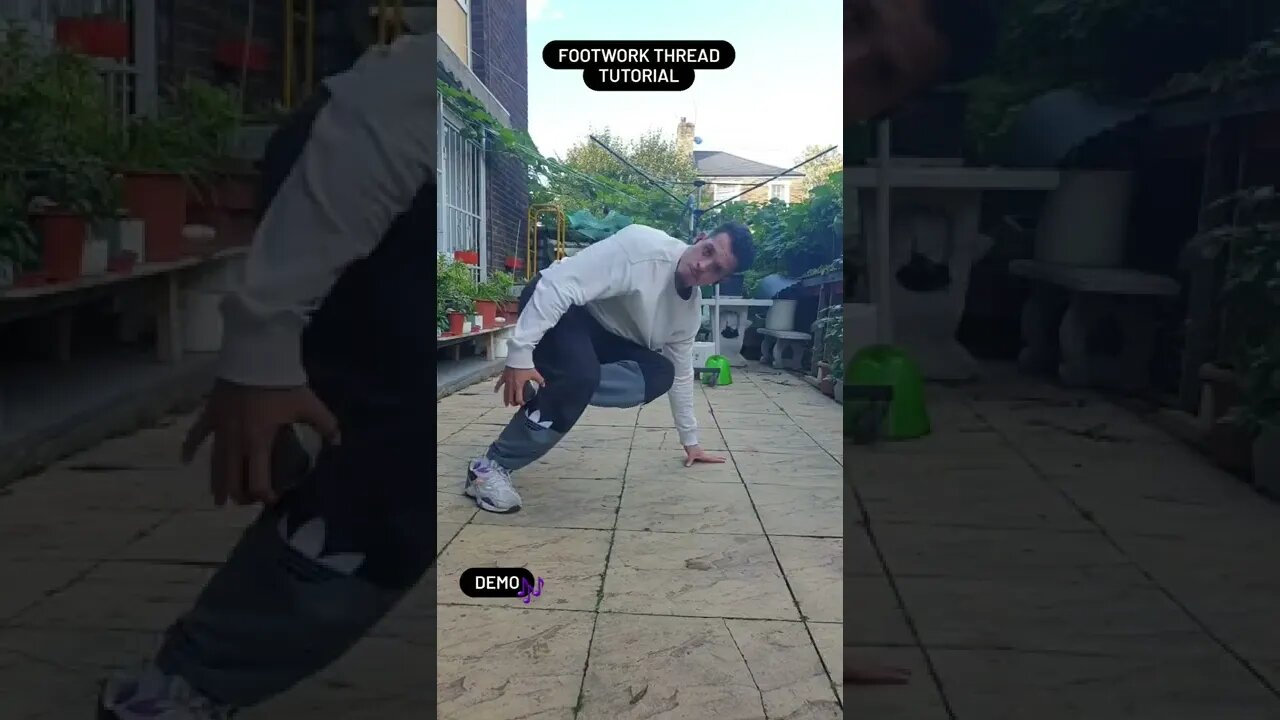 Footwork Thread Bboy Tutorial 👟🧵