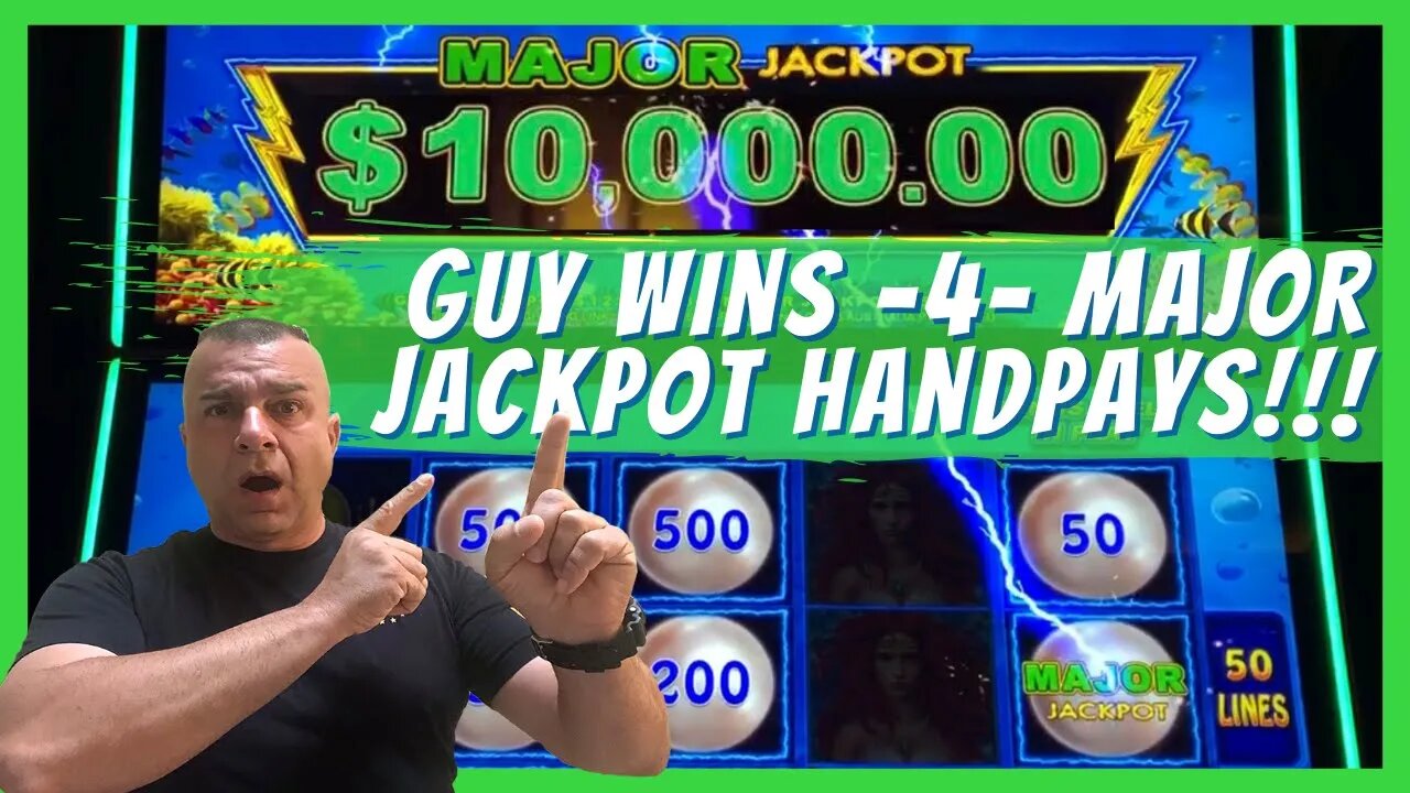 💥Four (4) HUGE Major Jackpots In One Video!💥