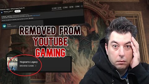 Hogwarts Legacy Removed From YouTube Gaming Category